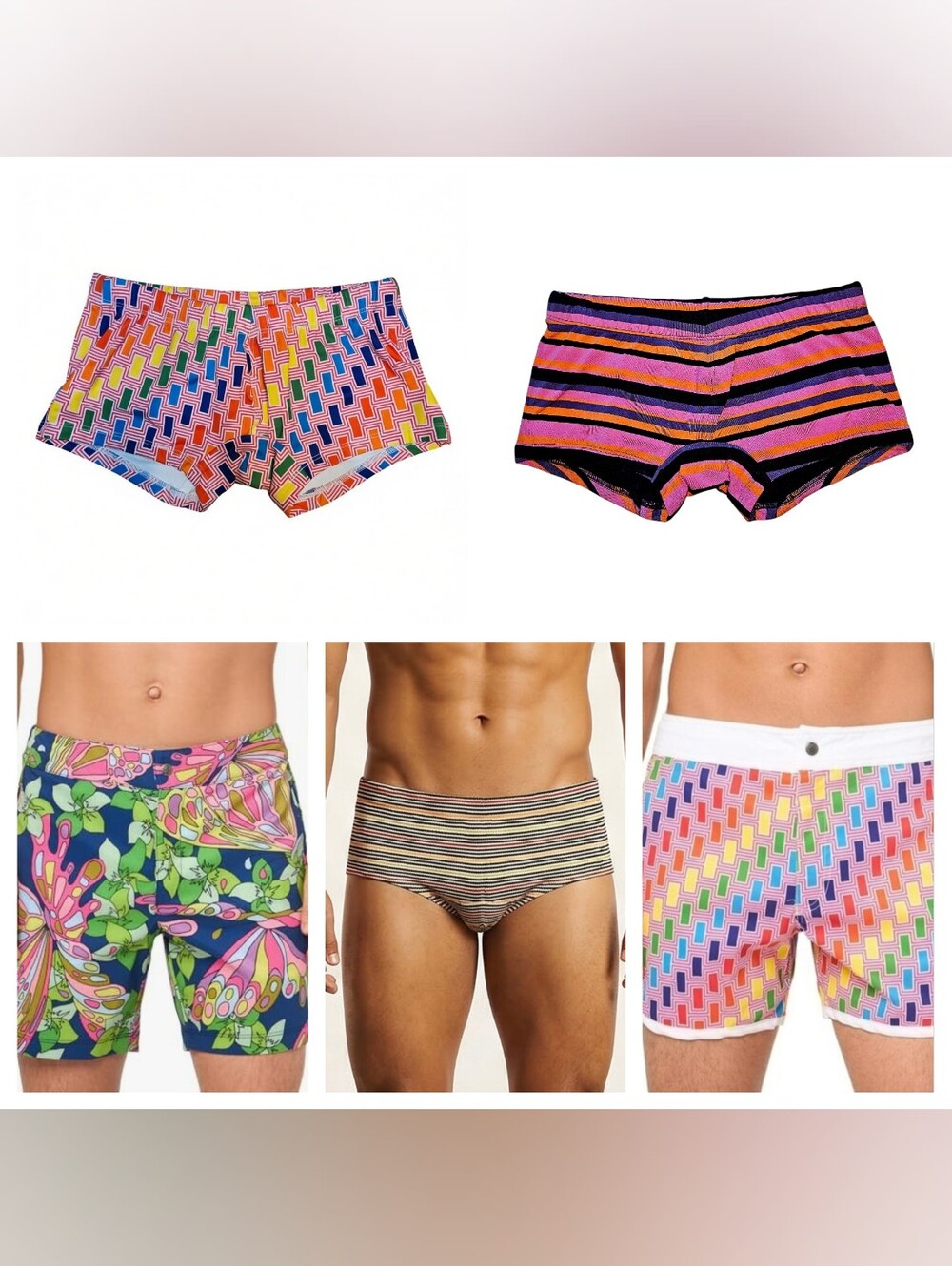 Mr. Turk Montego Bay Swim Trunk Men's Small Multicolor - Picture 7 of 8
